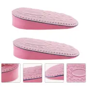 2Pairs Invisible Insoles Height Increase Cushions For Shoes Pink