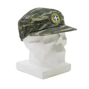 Original Greek army field troops cap lizard camo lightweight military summer cap