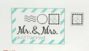 Rachel Donley Mr & Mrs Ring Bearer Pillow Handpainted Needlepoint Canvas 143