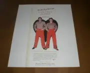 1953 I LOVE LUCY PAJAMAS 11x14 AD PRINT