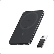 Anker Nano Power Bank, Ultra-Slim 5,000mAh Magnetic Battery Pack, Qi2 Certified 15W Max Ultra-Fast MagSafe-Compatible Portable Charger, Ergonomic Design, for iPhone 16/15/14/13/12 Series Only