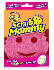 2 x Scrub Mommy – Dual-Sided Multipurpose Sponge & Scrubber – Scratch-Free & Odor-Resistant