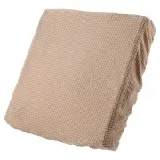 Couch Cushion Cover, 20"x20" Polyester Stretch Sofa Cover, Light Brown