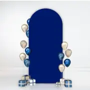 Wedding Arch Cover, Spandex Fitted Arch Backdrop Cover 2x5 FT Royal Blue