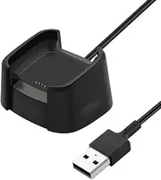 for Fitbit Versa Charger Cable (1m/3.3ft), USB Charger Charging Cable for Fitbit Versa (Black)