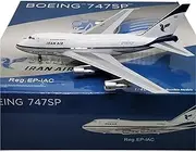 Pre-Built Model Aircraft Scale Highly Detailed Replica Aircraft 1:400 14CM for Iran Air B747SP EP-IAC Finished Alloy Airplane Miniature Airplane Model