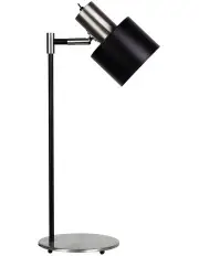 [Oriel Lighting] Ari Scandustrial Table Lamp Brushed Chrome