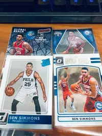 在飛比找Yahoo!奇摩拍賣優惠-Ben simmons rc 4張一起賣