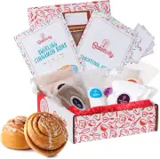 Kids Baking DIY Activity Kit - Bake Delicious Cinnamon Buns with Pre-Measured In