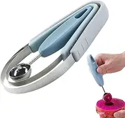 Mirpuytn Melons Scooper,Baller Melons Scooper - Multifunctional Portable Slicer, Fruit Ball Digger Peeler for Vegetable, Watermelon, Ice Cream, Avocado