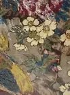 Pottery Barn Pheasant Linen Cotton Floral 50 x 108" Curtain Blackout