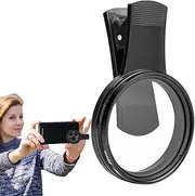 Camera Lens Filters, CPL Filter - Smartphone Polarized Lens,Circular Clip on Polarizer for Photography with Backlight Reduction and lum Enhancement