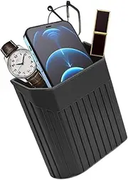 Auto Dashboard Pocket Organizer, Adhesive Car Storage Holder, Compact Side Pocket, Multi Purpose Dashboard Pouch, for Keys, Wallets, Card, Ticket, Snack, Vehicle Interior Accessory