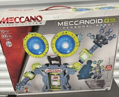 Meccano Tech Meccanoid G15 PERSONAL ROBOT 2ft Tall #15401 Erector New Open Box