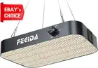 Dimmable 12000 Lumen LED Grow Light Full Spectrum UV IR Indoor Plants Quiet Fan