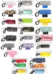 Doggie Walk Bags Duffel bag style waste poo bag holder + 12 handle tie bags