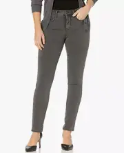 NWT NYDJ Alina Skinny Denim Jeans Folsom/Gray Plus Size 16