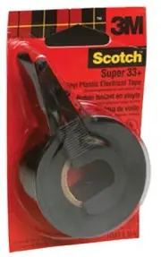 3M Scotch Super 33+ PVC Electrical Tape, 0 to 220 Degree F, 66'
