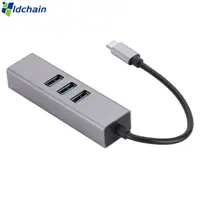 在飛比找蝦皮購物優惠-新的 Usb3.0轉rj45網口usb分線器type-c擴展