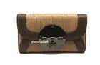 MIMCO GAUDI LEATHER WALLET IN TAUPE BNWT RRP$229