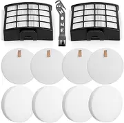 Jollsung Replacement Filters for Shark Lift Away XL Anti Hair Wrap Pet Upright Vacuum PZ1000UK PZ1000UKT PZ1000 Series, 2 HEPA Post-Motor Filters + 4 Foam & Felt Filters Spare Parts Kit
