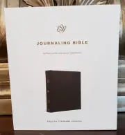 ESV Journaling Bible (2020 Buffalo Leather over Board, Deep Brown) NEW