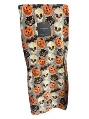 CYNTHIA ROWLEY RETRO BEISTLE STYLE FLEECE BLANKET HALLOWEEN NEW W/ TAG