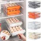 Drawer Style Refrigerator Egg Storage Box Double-Layer Egg Fresh Container