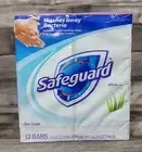 Safeguard White Antibacterial Bar Soap with A Touch of Aloe 4 oz, 12 Bars