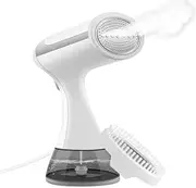[Ariv Hommey] Handheld Steamer for Clothes 1500W: 20S Heat-up Clothes Steamer with 300ml Water Tank - Portable Garment Steamer Fabric Wrinkle Remover with Brush Ideal for Home/Office/Travel (White)