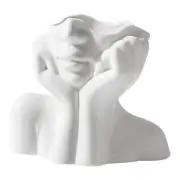 1*Nordic INS ceramic vase hands holding cheek vase flower arrangement utensils