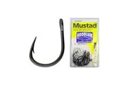 Mustad Hoodlum Size 2/0 Qty 10 - 10827npbln -Live Bait Chemically Sharpened Hook