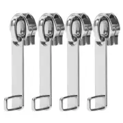 4pcs Zipper Pull Replacement Metal Zipper Fixer Zipper Repair Metal Zipper
