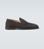 [Brunello Cucinelli] Brunello Cucinelli Suede penny loafers AU 9 grey