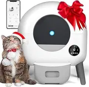 Self Cleaning Cat Litter Box-100L Automatic Cat Litter Box for Multiple Cats,Cat Litter Genie with APP Control Extra Large Smart Litter Box