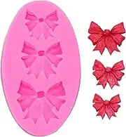 Chocolate Bow Mold,Bowknot Fondant Silicone Chocolate Molds - Sugar Candy Cake Pop Bow Craft Molds, Cake Decorating Tool for Homemade Cake Cupcake Topper Decoration