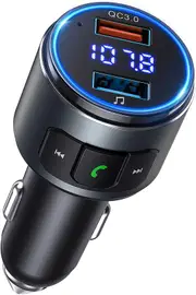 Upgraded V5.0 Bluetooth FM Transmitter for Car