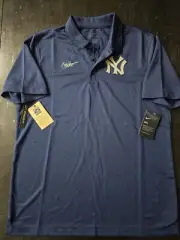 New Men's New York Yankees Nike Cooperstown Collection Logo Franchise Polo Sz L