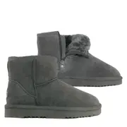 Waratah UGG Unisex Water Resistant Mini Zip Boot - Grey