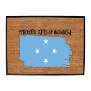Federated States Of Micronesia Country Flag Nationality - Novelty Doormat