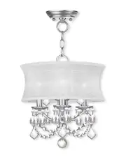 Livex Newcastle 3-Light BN Chain Hang/Ceiling Mount