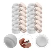12 Pcs Face Cream Subpackaging Box Travel Jars Plastic Empty Containers