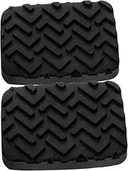 BUGUUYO Rubber Pedal Covers for Car 1 Pair Brake Accelerator Pad Covers Easy to Install Universal Fit for Most Vehicles