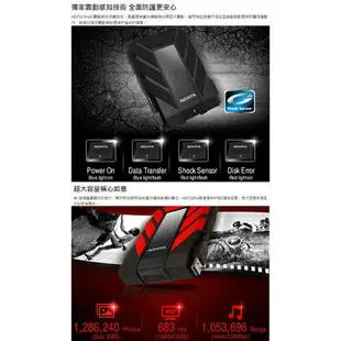 ADATA 威剛 HD710 Pro 1TB 2TB 2.5吋 軍規防震 行動硬碟 隨身硬碟 外接式硬碟