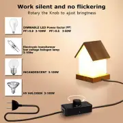Overload Protection 220 240V Inline LED Dimmer Switch for Enhanced Safety