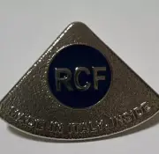 4pcs Replacement RCF TT+ Speaker Badge Emblem Aluminum Logo Aftermarket