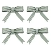 4x Urban Bow Napkin Metal Ring Home/Kitchen Dinning Table Organiser Sage 6cm
