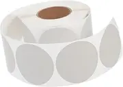 TEHAUX Pack of Round Thermal Labels Sticky Shipping Package Labels Easy to Use No Smudge No Waste