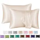 2 Pack Satin Pillowcase for Hair and Skin Super Soft and Cooling Similar to Silk