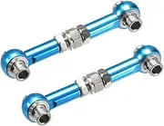 XYWHPGV RC Front/Rear Steering Linkage Servo Link Pull Rod Turnbuckle 38mm 2PCS (Blue)(8a3ec c3921 082ce 05eb9 bc636 d5850